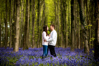 Gabriella & Michael, Bluebell Woodland Engagement Shoot, Worthing, West Sussex