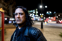 Marcus Massey, Model & Actor, Urban Night Portrait Shoot, Croydon, London