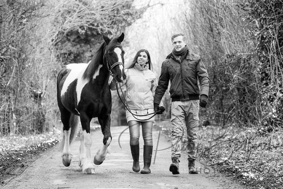 0009_Ben_&_Jasmine_Engagement_Photo_Shoot_With_Horses_Hurstpierpoint_West_Sussex