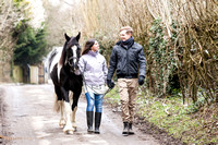 0005_Ben_&_Jasmine_Engagement_Photo_Shoot_With_Horses_Hurstpierpoint_West_Sussex