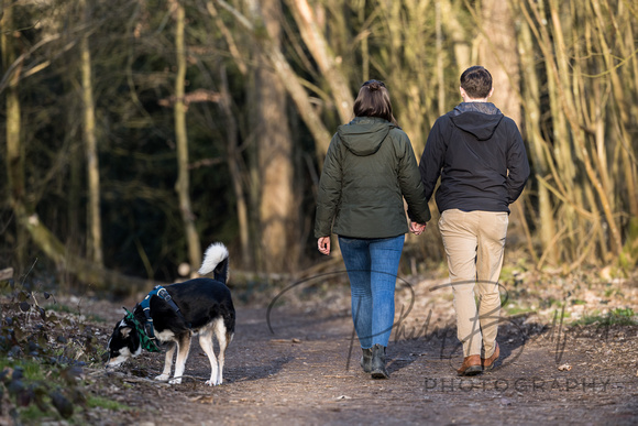 0002_Helena_&_Cliff_Reigate_Hill_Engagement_Shoot_Surrey