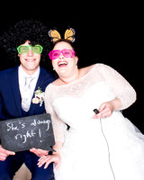 Justyn & Karen Wedding Photo Booth, Wickwoods Country Club, Sussex
