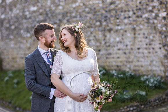 0001_Sofie_&_Alan_East_Dean_Village_Hall_Wedding_Birling_Gap_East_Sussex